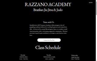 Razzano Academy website
