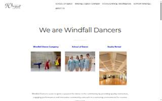Windfall Dancers Inc website