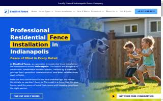BlueBird Fence website