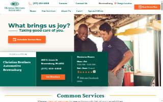 Christian Brothers Automotive Brownsburg website