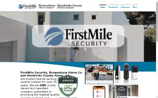 FirstMile Security website