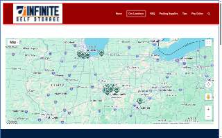 Infinite Self Storage - Plainfield website