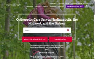 OrthoIndy Brownsburg website