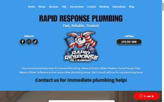 Rapid Response Plumbing website