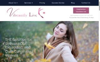 Vibrantly Live website