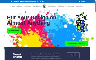 ZAT Graphics website