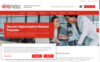 AlphaGraphics of Carmel website