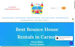 ASAP Party Rentals website