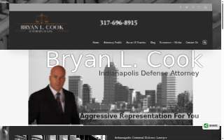 Attorney Bryan Cook Law Office website