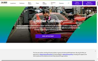 Caliber Collision website