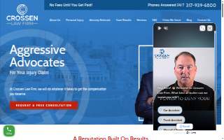 Crossen Law Firm website