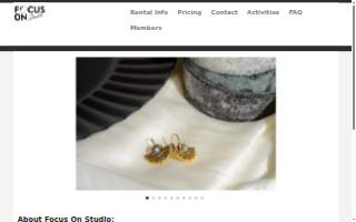Focus On Studio website