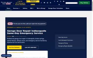 Garagedoor-Indianapolis LLC website