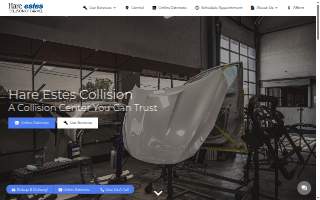 Hare Estes Collision website