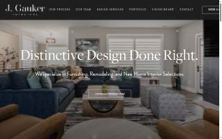 J. Gauker Interiors of Carmel website