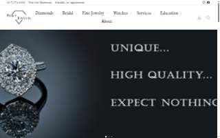 Pierce Jewelers website