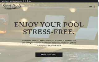 Scott Pools, Inc of Carmel website