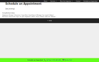 Cornerstone Home Inspections of Chesterton website