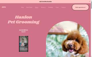 Hanlon Pet Grooming website