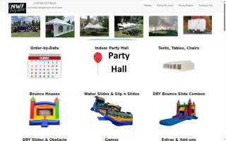 NWI Party Rental website
