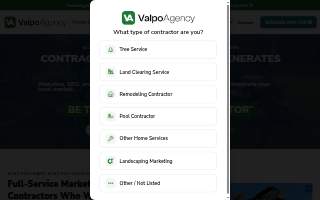 Valpo Web Design & Marketing of Chesterton website