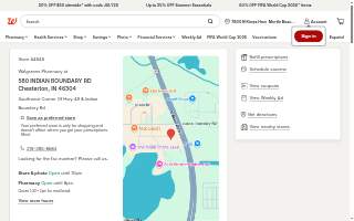 Walgreens of Chesterton website