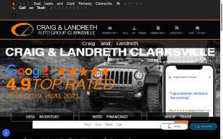 Craig and Landreth Clarksville website