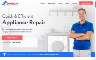 Superior Appliance Services LLC website