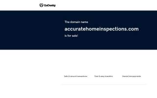 Accurate Home Inspections of Columbus website