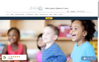 Little Lambs Child Care website