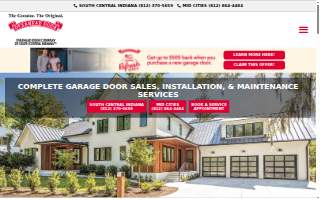 Overhead Door Company of South Central Indiana website