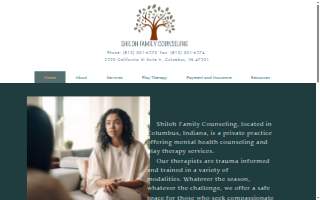 Shiloh Family Counseling, LLC website