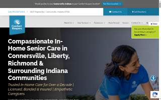 Comfort Keepers Home Care of Connersville website
