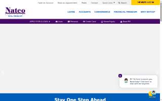 Natco Credit Union website