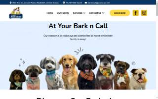 At Your Bark N Call of Crown Point website