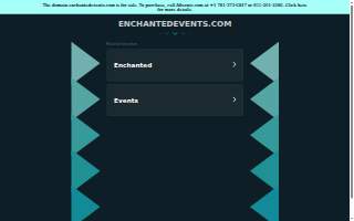 Enchanted Events of Crown Point website
