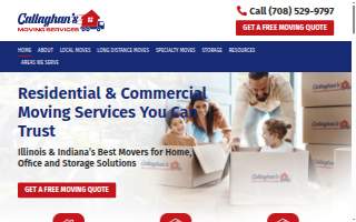 Indiana Moving Services of Munster website