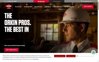 Orkin of Crown Point website