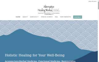 Alternative Healing Works. L.L.C. of Dyer website