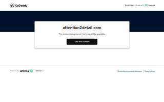 Attention 2 Detail Luxury Detailing & Coatings of Dyer website
