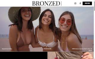 BRONZED by Ash website