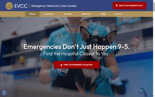 Emergency Veterinary Care Centers website