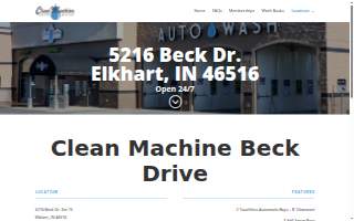 Clean Machine - Beck Dr website