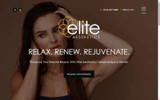 Elite Aesthetics Michiana website