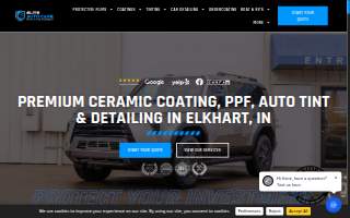 Elite Auto Care of Elkhart website