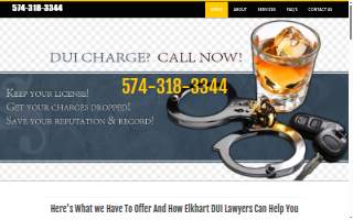Elkhart DWI Lawyer website