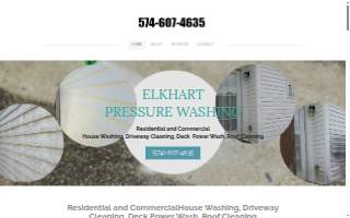 Elkhart Pressure Washing website