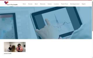 Heart City Health - Women's Health website