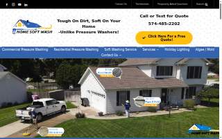 Home Soft Wash website