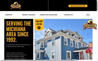 Hoosier Siding & Windows website